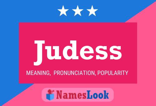 Judess Name Poster