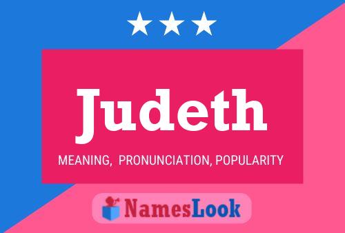 Judeth Name Poster