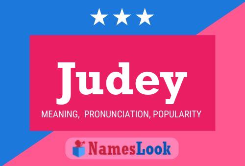 Judey Name Poster