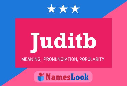 Juditb Name Poster