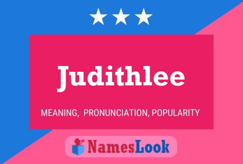 Judithlee Name Poster