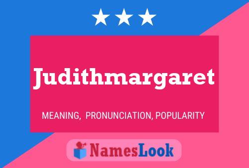 Judithmargaret Name Poster