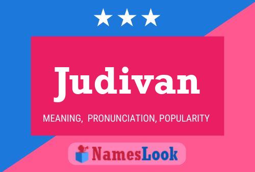 Judivan Name Poster