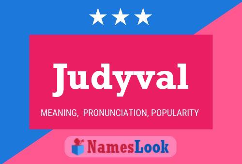 Judyval Name Poster