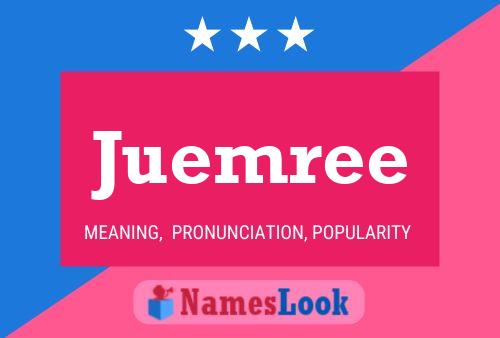 Juemree Name Poster