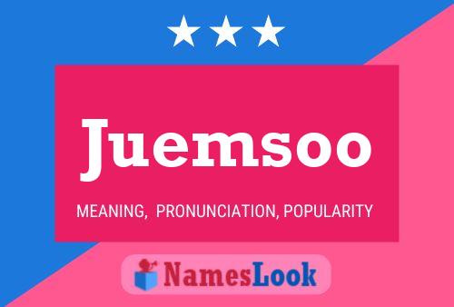 Juemsoo Name Poster