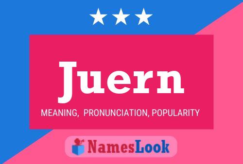 Juern Name Poster