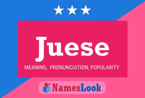 Juese Name Poster