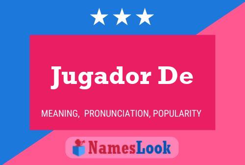 Jugador De Name Poster