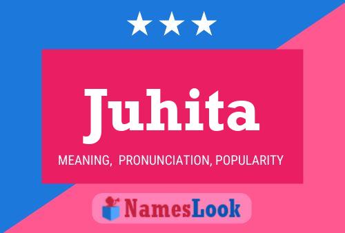 Juhita Name Poster