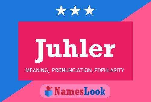 Juhler Name Poster