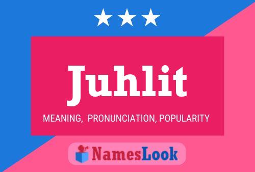 Juhlit Name Poster