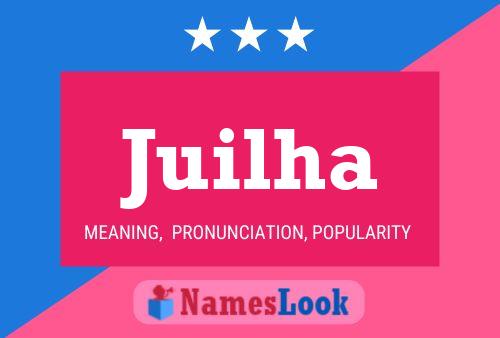 Juilha Name Poster