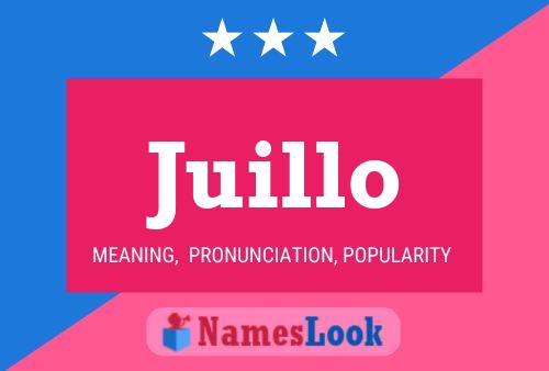 Juillo Name Poster