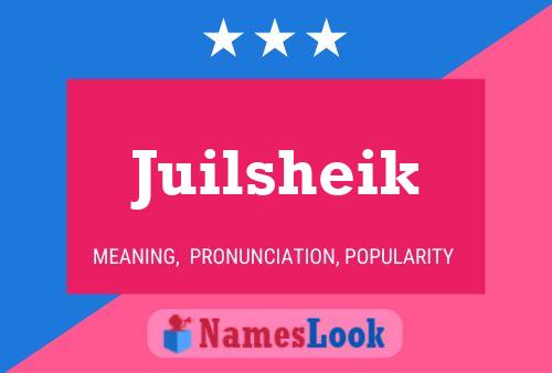 Juilsheik Name Poster