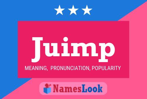 Juimp Name Poster