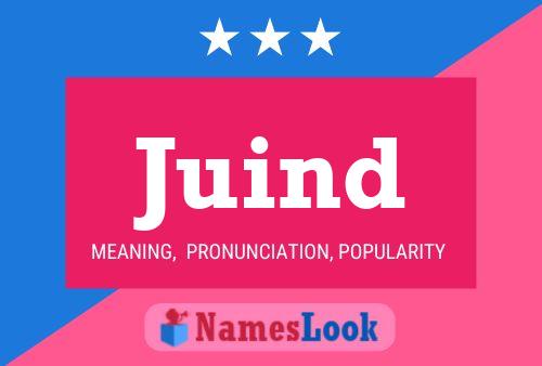 Juind Name Poster