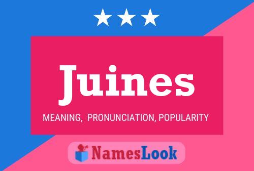 Juines Name Poster