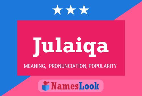 Julaiqa Name Poster