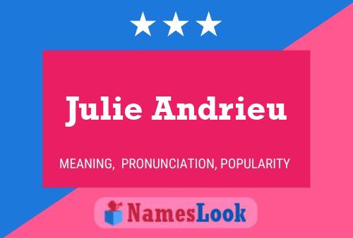 Julie Andrieu Name Poster