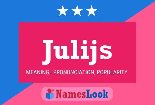 Julijs Name Poster