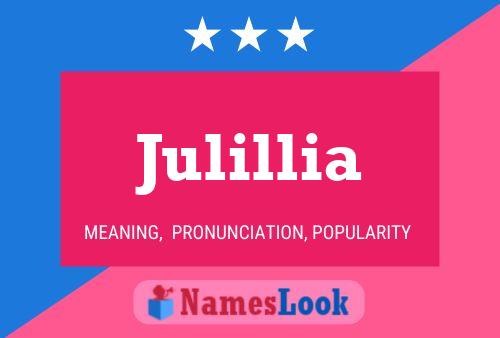 Julillia Name Poster