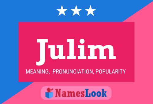 Julim Name Poster