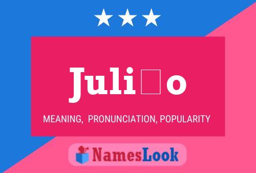 Julião Name Poster