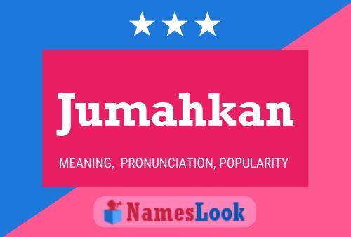 Jumahkan Name Poster