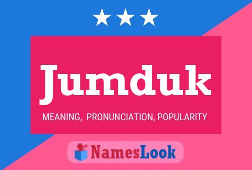 Jumduk Name Poster