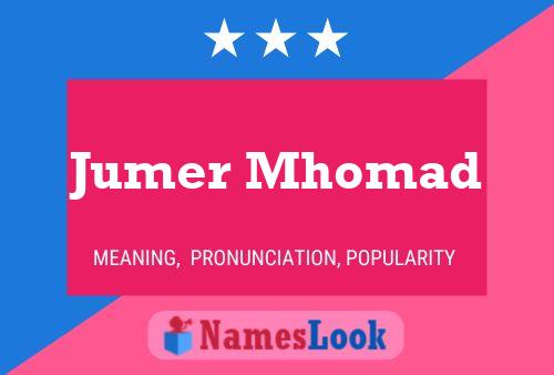 Jumer Mhomad Name Poster