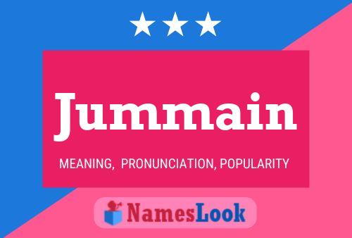 Jummain Name Poster