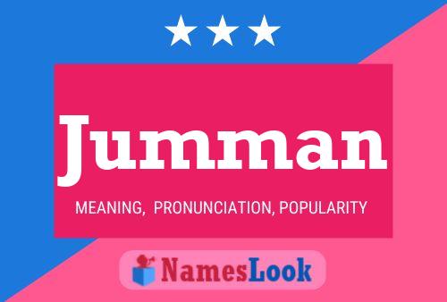 Jumman Name Poster