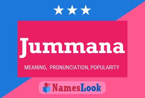 Jummana Name Poster