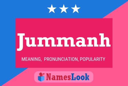 Jummanh Name Poster