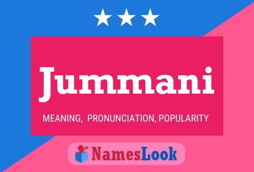 Jummani Name Poster