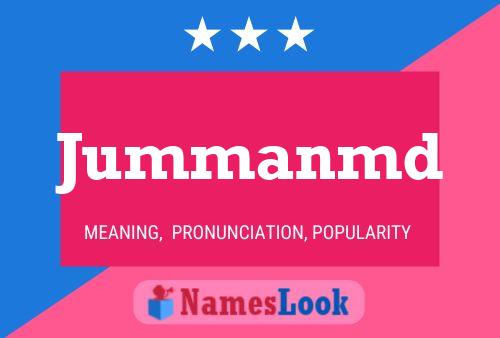 Jummanmd Name Poster