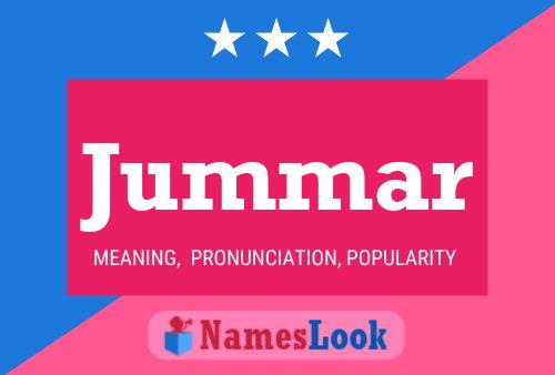 Jummar Name Poster