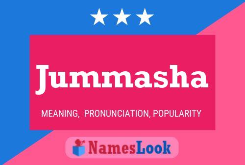 Jummasha Name Poster