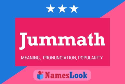 Jummath Name Poster