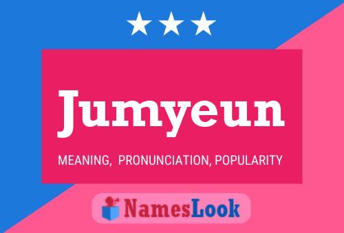 Jumyeun Name Poster