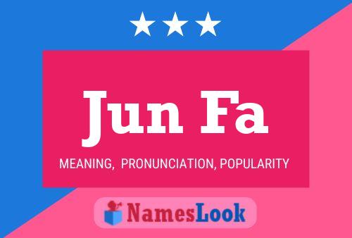 Jun Fa Name Poster