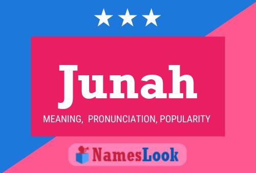 Junah Name Poster