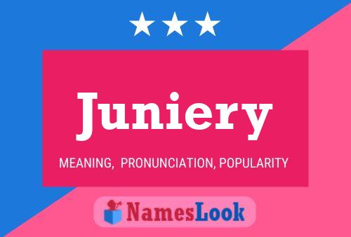 Juniery Name Poster