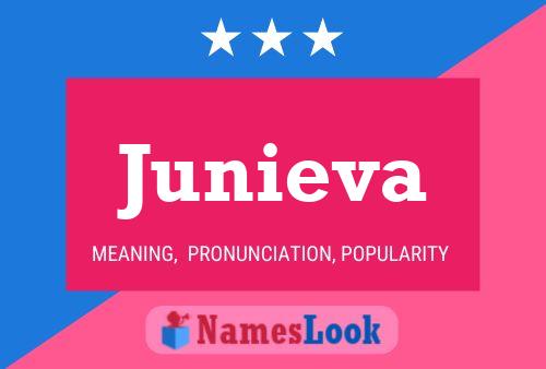 Junieva Name Poster