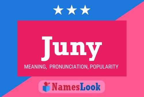 Juny Name Poster