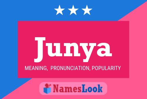 Junya Name Poster