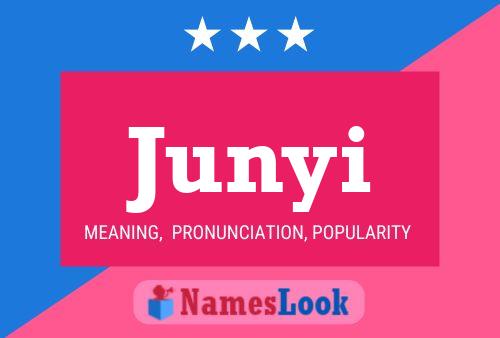 Junyi Name Poster