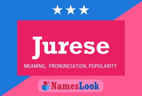 Jurese Name Poster