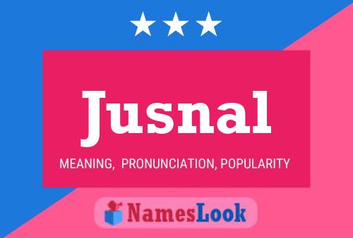 Jusnal Name Poster